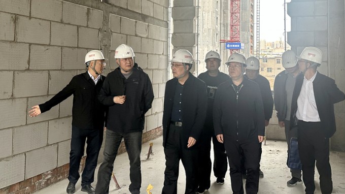 張佩峰到監(jiān)理項目現(xiàn)場督導檢查節(jié)前安全生產工作